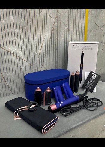 Mavi Dyson Saç Şekillendirici Set