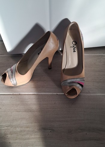 Bej Kadın Dolgu Topuklu Stiletto - Görsel 2