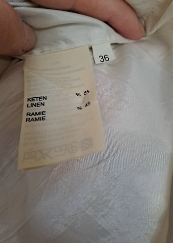 36 Beden çeşitli Renk Benetton Yumuşak Keten Astarli Etek.