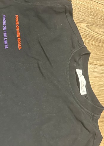 Zara Zara Kids Erkek Çocuk Siyah Baskılı Sweatshirt