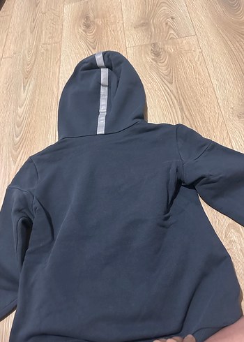 7 Yaş Beden gri Renk Benetton Kapüşonlu Gri Erkek Çocuk Sweatshirt