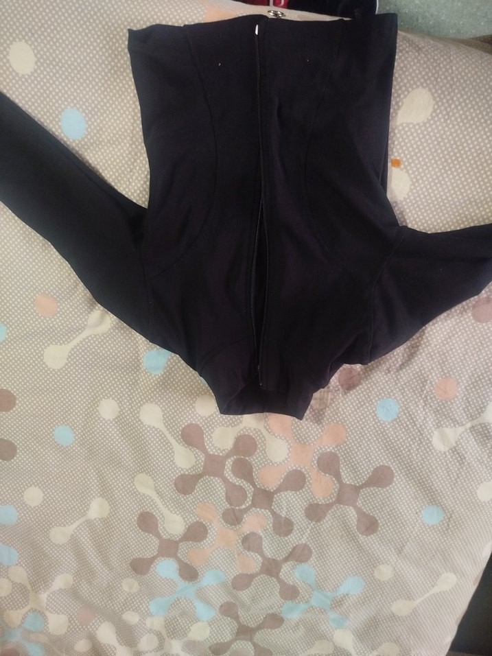 Siyah Fermuarlı Hamile Tulum - Görsel 2