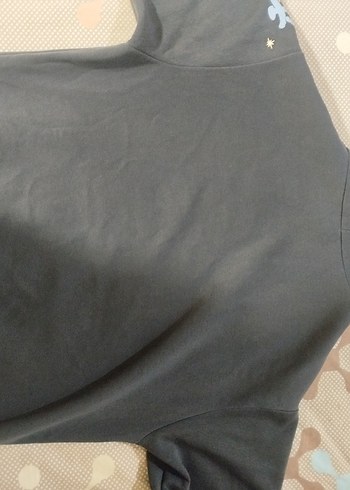 Mor Baskılı Hamile Tişörtü, Salaş Kesim - Görsel 2