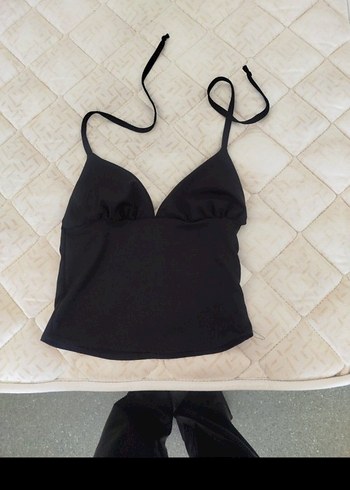 Siyah Drapeli Mini Büstiyer - Görsel 2