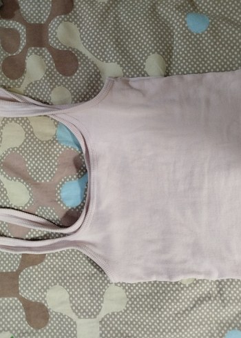 açık pembe Askılı Kadın Atlet - Görsel 2