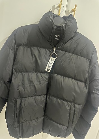 Siyah Fermuarlı Kadın Kışlık Mont - Görsel 2