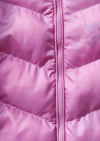 Kız Çocuk Pembe Fermuarlı Mont - Görsel 3