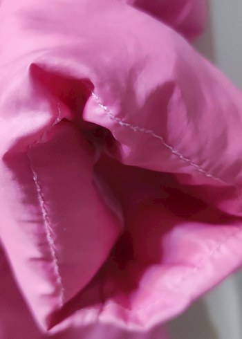 Kız Çocuk Pembe Fermuarlı Mont - Görsel 5