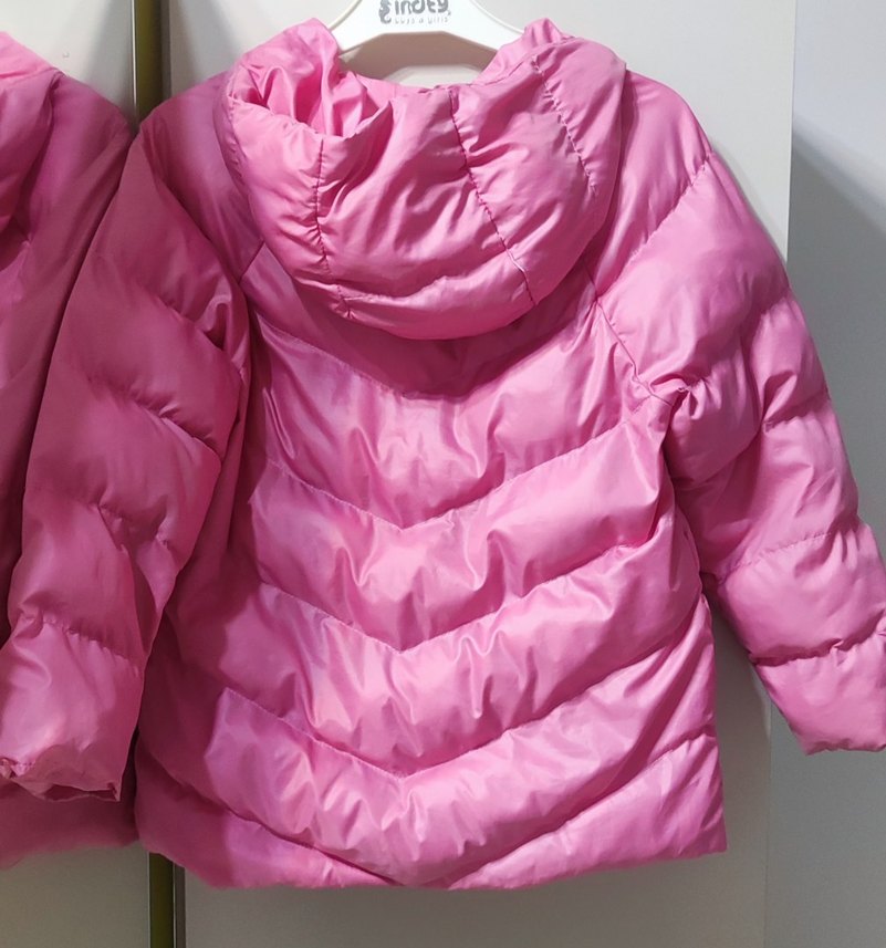 Kız Çocuk Pembe Fermuarlı Mont - Görsel 2