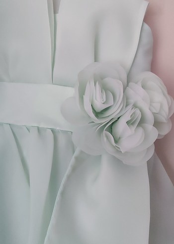 Straplez Kız Çocuk Elbise - Görsel 3