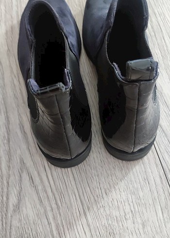 Süet Lacivert Kadın Bot - Görsel 3