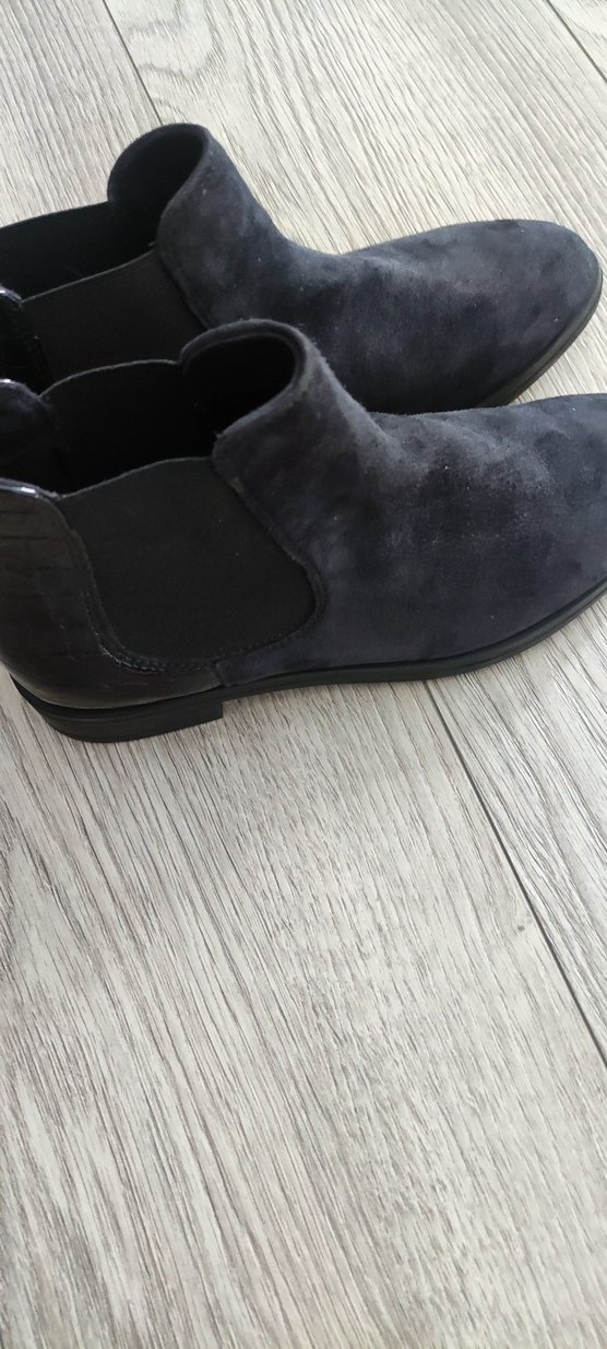 Süet Lacivert Kadın Bot - Görsel 2