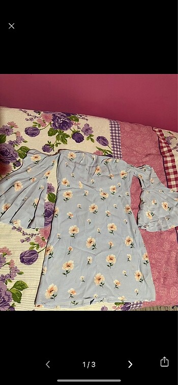 Forever 21 çiçekli elbise