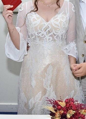 Vintage gelinlik - Görsel 3