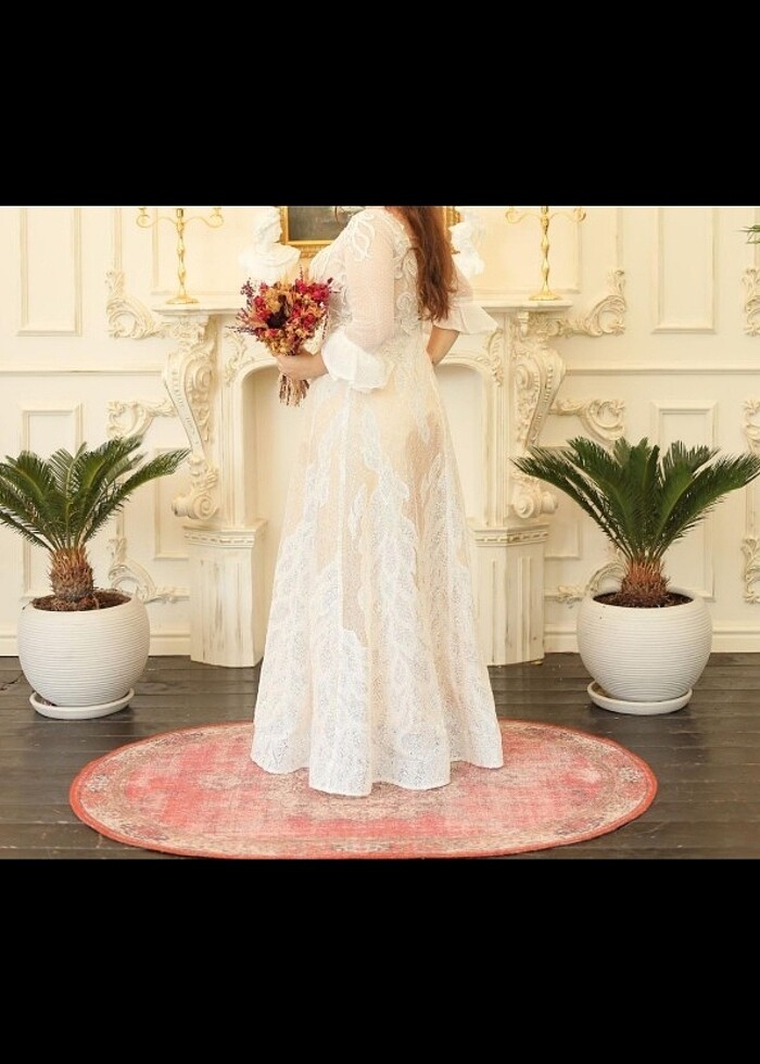 Vintage gelinlik - Görsel 4