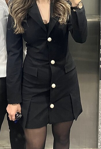 Zara çeket elbise