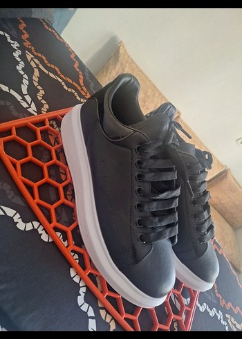 siyah Bağcıklı Erkek Spor Ayakkabı - Görsel 3