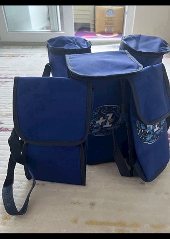 Mavi Termos Bebek Çantası Orta Boy - Görsel 4