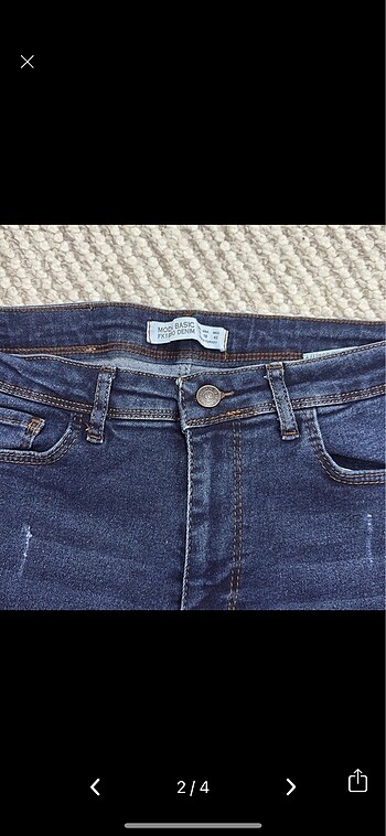 Zara Mavi jean pantolon