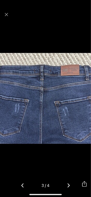 31 Beden Mavi jean pantolon