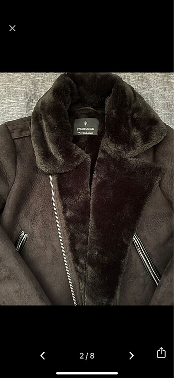 Stradivarius stradivarius crop biker ceket