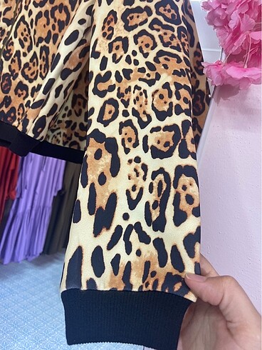 universal Beden Leopar Hırka