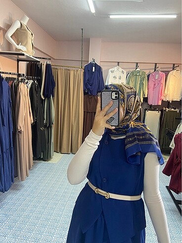 Diğer Yelek kemerli etek takım