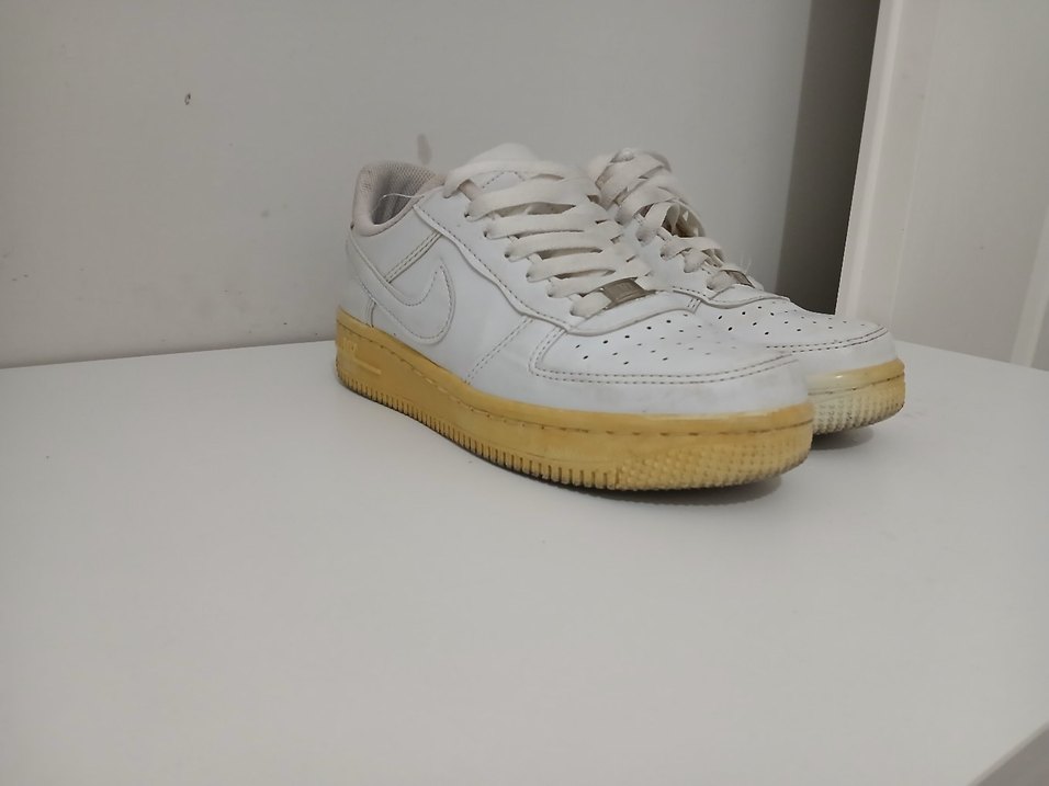 Beyaz Minimalist Kadın Spor Ayakkabı - Görsel 2