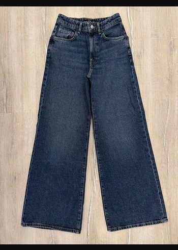 mango MNG Düğmeli Mavi Denim Kadın Jean - Görsel 2