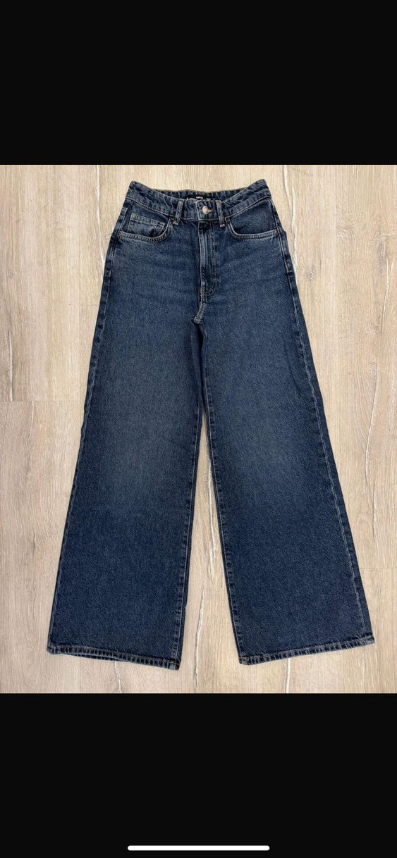 mango MNG Düğmeli Mavi Denim Kadın Jean - Görsel 2