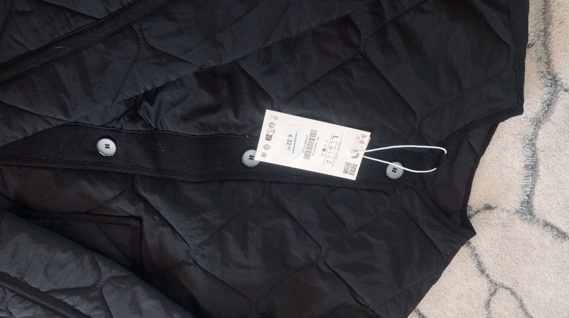 zara mont ceket kaban Düğmeli Siyah Kadın Midi Ceket - Görsel 2