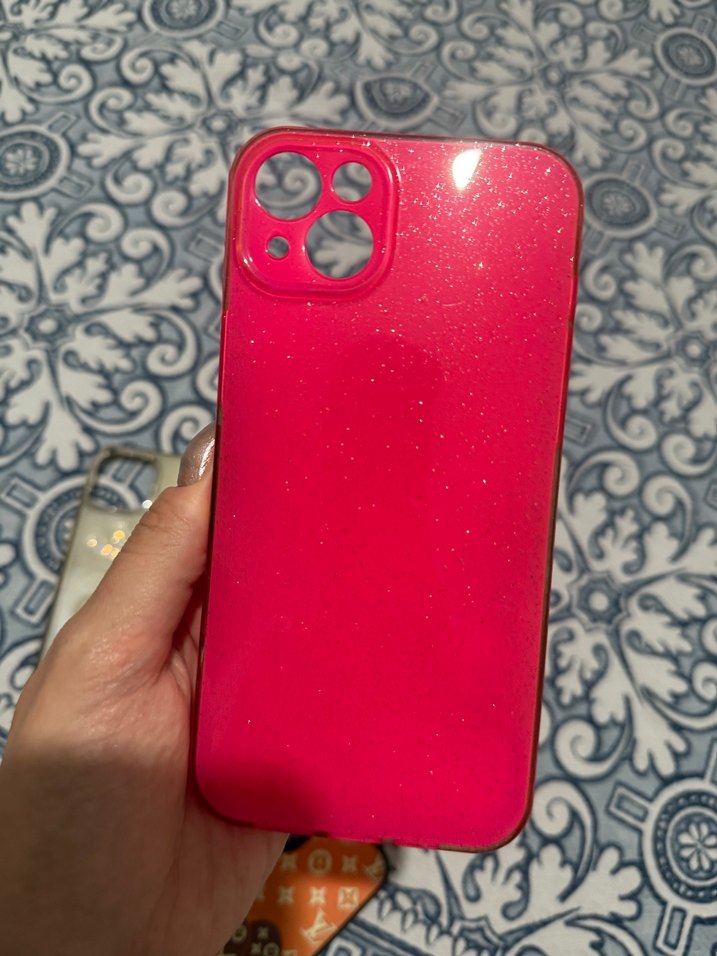 Rengarenk Pul İşlemeli 14Plus 15Plus Telefon Kılıfı - Görsel 4