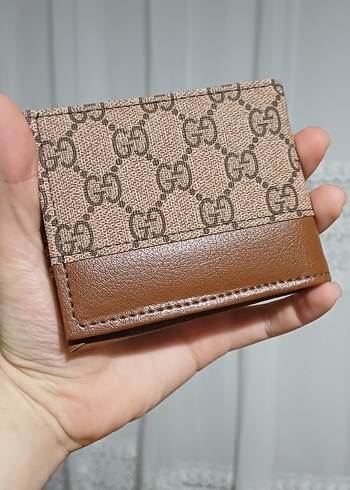 Kahverengi Desenli Gucci Erkek Cüzdan - Görsel 2