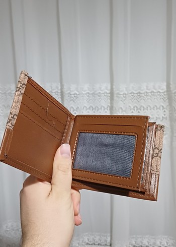 Kahverengi Desenli Gucci Erkek Cüzdan - Görsel 5