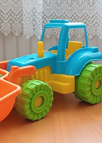 Renkli Plastik Oyuncak Kepçe - Görsel 2