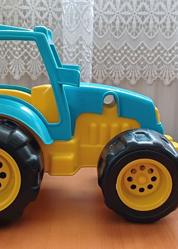 Renkli Mavi Oyuncak Traktör - Görsel 3