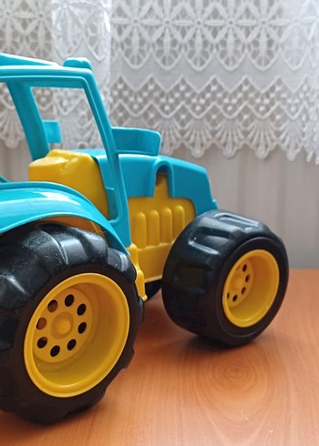 Renkli Mavi Oyuncak Traktör - Görsel 2