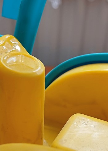 Renkli Mavi Oyuncak Traktör - Görsel 4