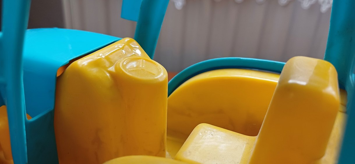 Renkli Mavi Oyuncak Traktör - Görsel 4