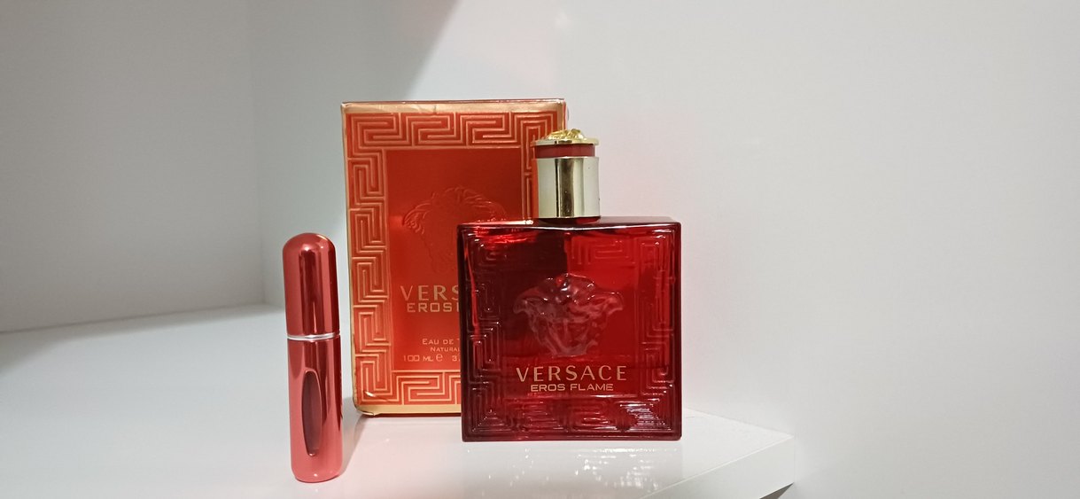5 ML Versace Eros Flame Kırmızı Erkek Parfümü - Görsel 2