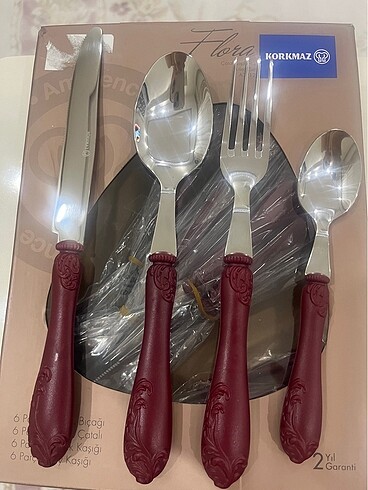 Korkmaz çatal kaşık bıçak takımı