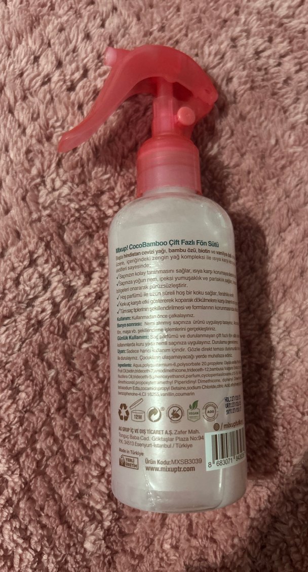 Mixup! Coco Bamboo Smooth Milk Saç Bakım Sütü 200 ml - Görsel 2