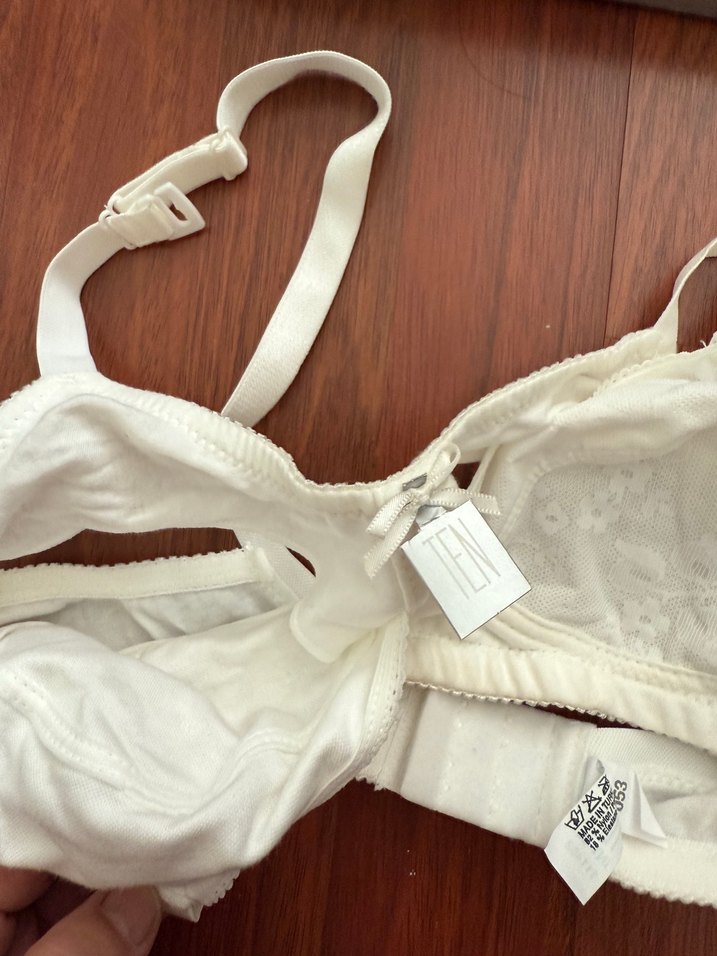 TEN Beyaz Emzirme Sütyeni - Görsel 4