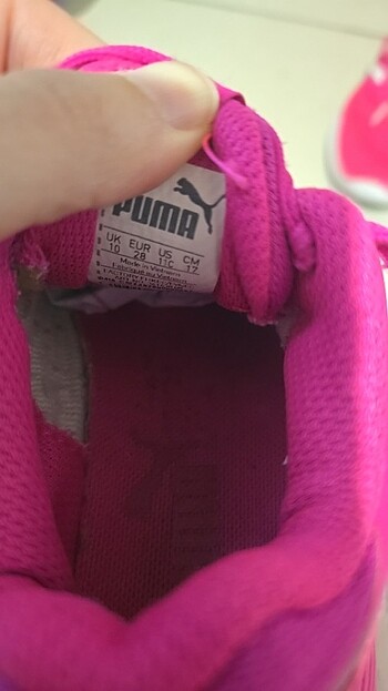 16 Beden pembe Renk Puma çocuk ayakkabı 