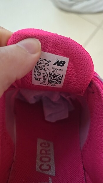 31 Beden pembe Renk New balance spor ayakkabi