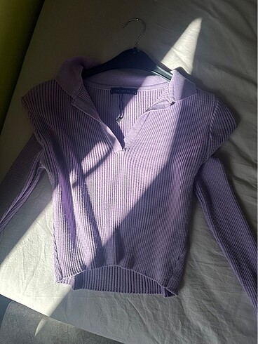 Mor uzun kollu crop