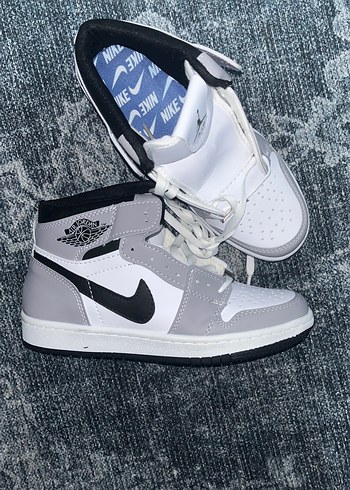 Beyaz Gri kadin Spor Ayakkabı - Görsel 2