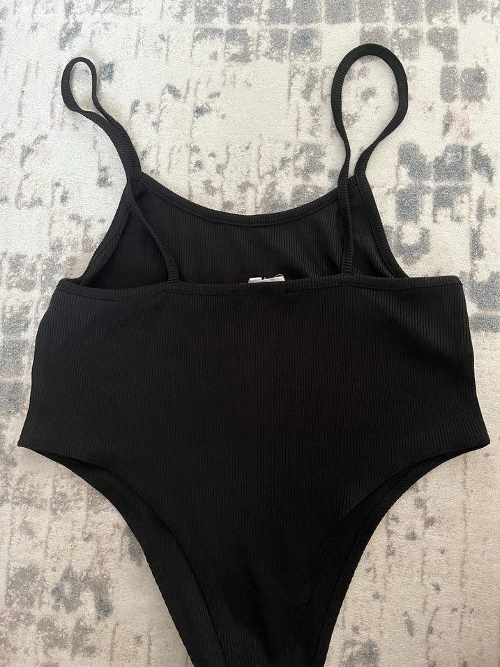 Siyah İnce Askılı Kadın bluz - Görsel 2