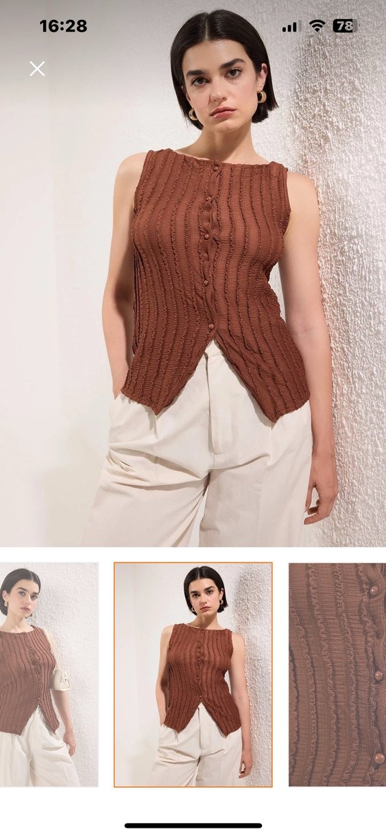 Düğmeli Kadın gömlek - Görsel 2