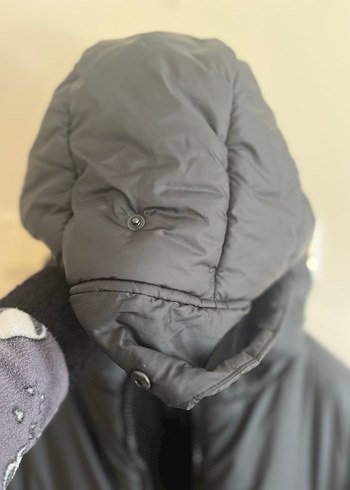 Siyah  Fermuarlı Kadın Kışlık Ceket - Görsel 4